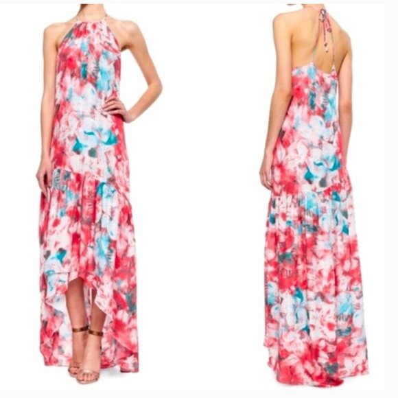 Parker Dresses & Skirts - Parker Dress Womens XS Maxi Sleeveless Ruffle Abstract Floral NWT